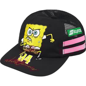 Supreme SpongeBob SquarePants Jeff Hamilton Mesh Back 6-Panel Black