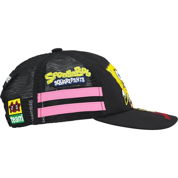 Supreme SpongeBob SquarePants Jeff Hamilton Mesh Back 6-Panel - Black (front)