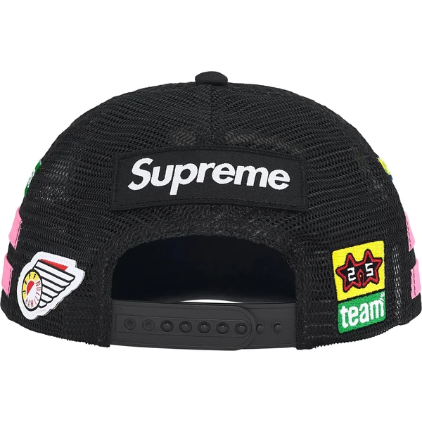 Supreme SpongeBob SquarePants Jeff Hamilton Mesh Back 6-Panel - Black (front)