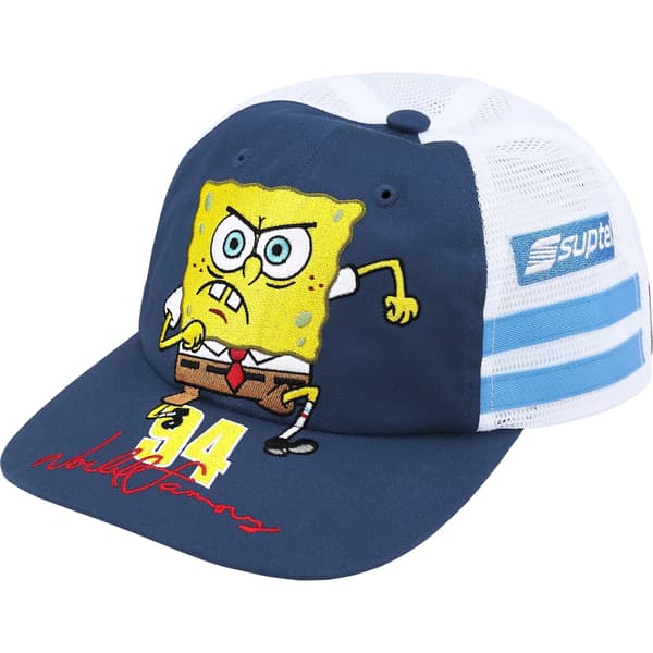 Supreme SpongeBob SquarePants Jeff Hamilton Mesh Back 6-Panel - Navy (front)