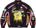 Supreme SpongeBob SquarePants Jeff Hamilton Racing Jacket - Black (front)
