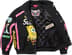 Supreme SpongeBob SquarePants Jeff Hamilton Racing Jacket - Black (front)