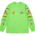 Supreme SpongeBob SquarePants Castelli Racing L/S Tee - Lime (front)