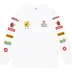 Supreme SpongeBob SquarePants Castelli Racing L/S Tee - White (front)