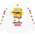 Supreme SpongeBob SquarePants Castelli Racing L/S Tee - White (front)