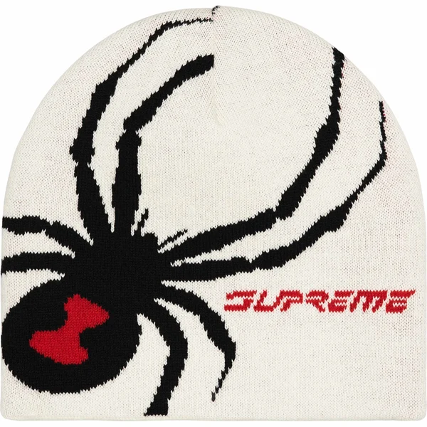 Supreme Spyder Beanie - Stone (front)