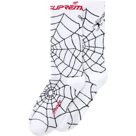 Supreme Spyder Crew Socks (1 Pack) White