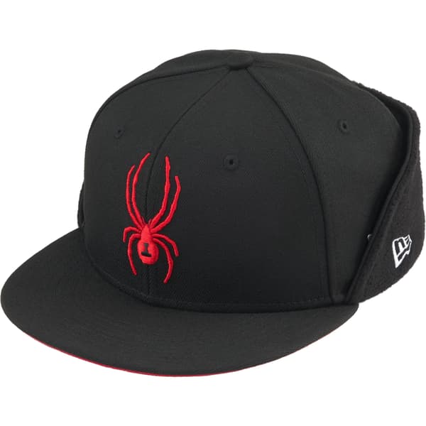 Supreme Spyder Earflap New Era - Black (front)