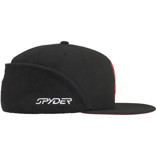 Supreme Spyder Earflap New Era - Black (front)