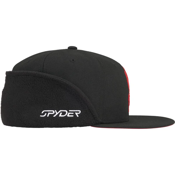 Supreme Spyder Earflap New Era - Black (front)