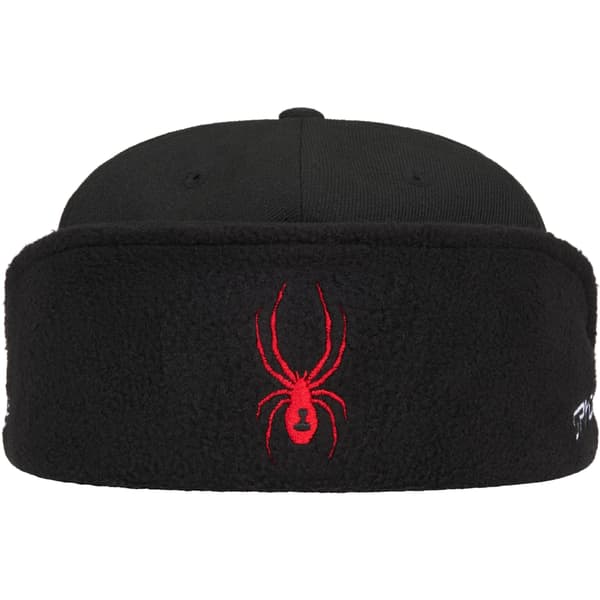 Supreme Spyder Earflap New Era - Black (front)