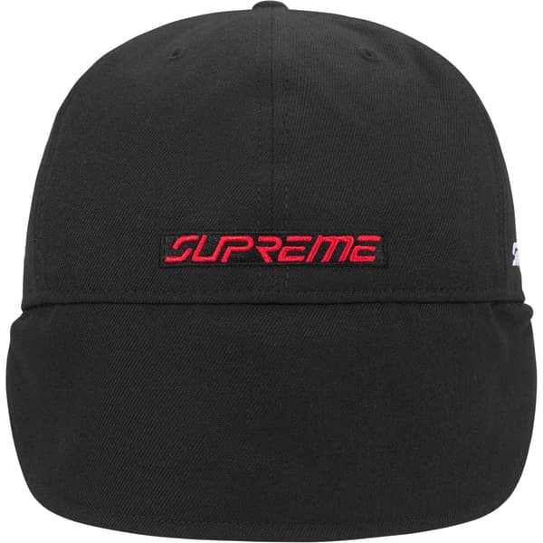 Supreme Spyder Earflap New Era - Black (front)