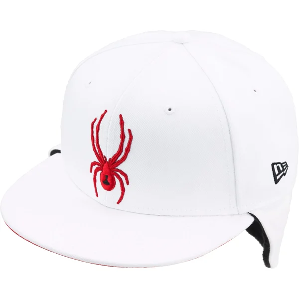 Supreme Spyder Earflap New Era - White (front)