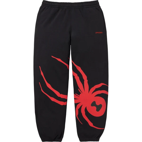 Supreme Spyder Sweatpant - Black (front)