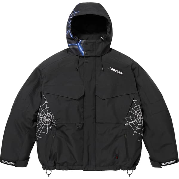 Supreme Spyder Technical Jacket - Black (front)