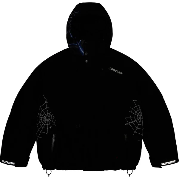 Supreme Spyder Technical Jacket - Black (front)