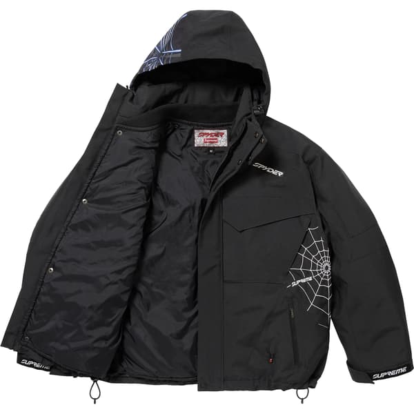 Supreme Spyder Technical Jacket - Black (front)