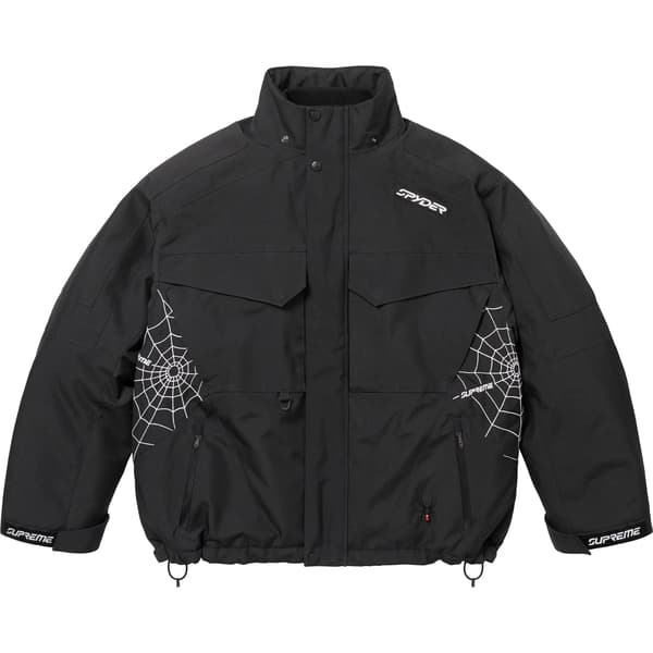 Supreme Spyder Technical Jacket - Black (front)