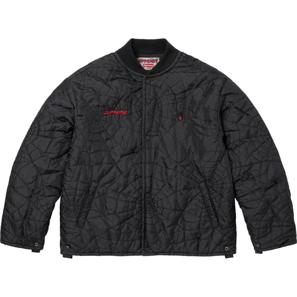 Supreme Spyder Technical Jacket - Black (front)