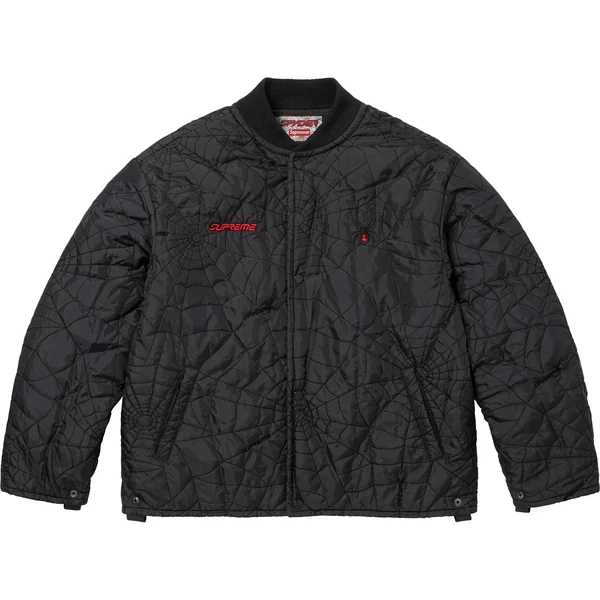 Supreme Spyder Technical Jacket - Black (front)