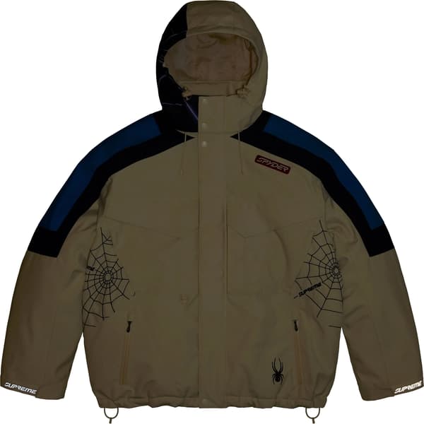 Supreme Spyder Technical Jacket - Stone (front)