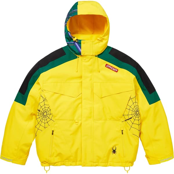 Supreme Spyder Technical Jacket - Yellow (front)
