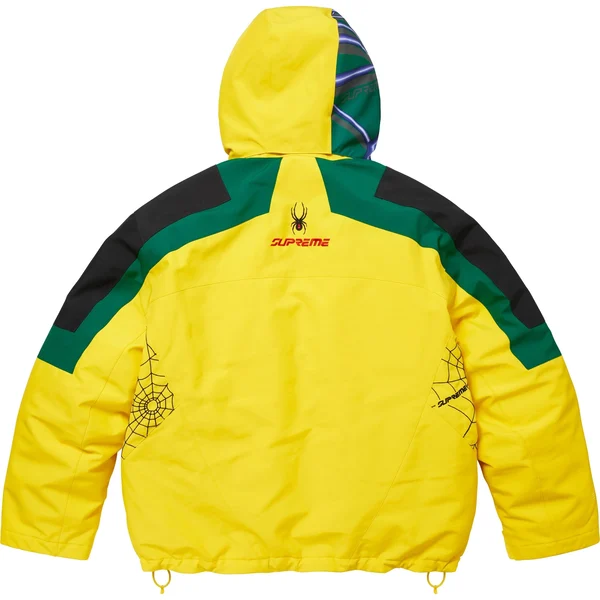 Supreme Spyder Technical Jacket - Yellow (front)