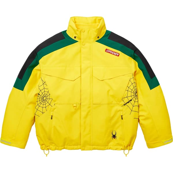 Supreme Spyder Technical Jacket - Yellow (front)