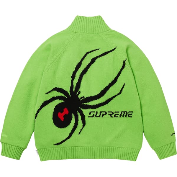 Supreme Spyder WINDSTOPPER Zip Up Sweater - Green (front)