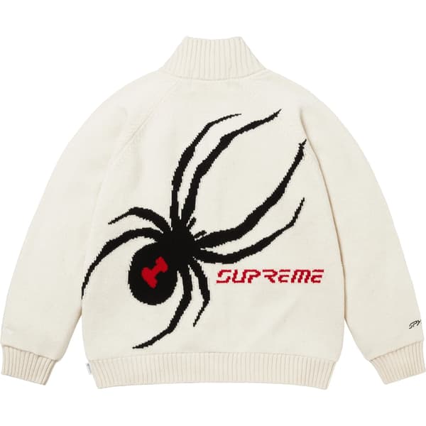 Supreme Spyder WINDSTOPPER Zip Up Sweater - Stone (front)