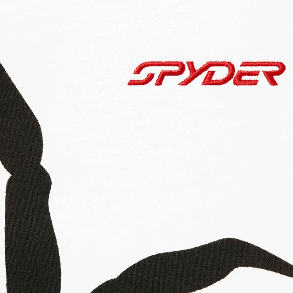 Supreme Spyder Zip Up Hooded Sweatshirt - White (front)