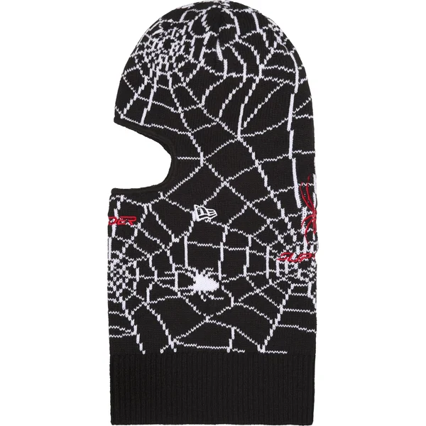 Supreme Spyder New Era Balaclava - Black (front)