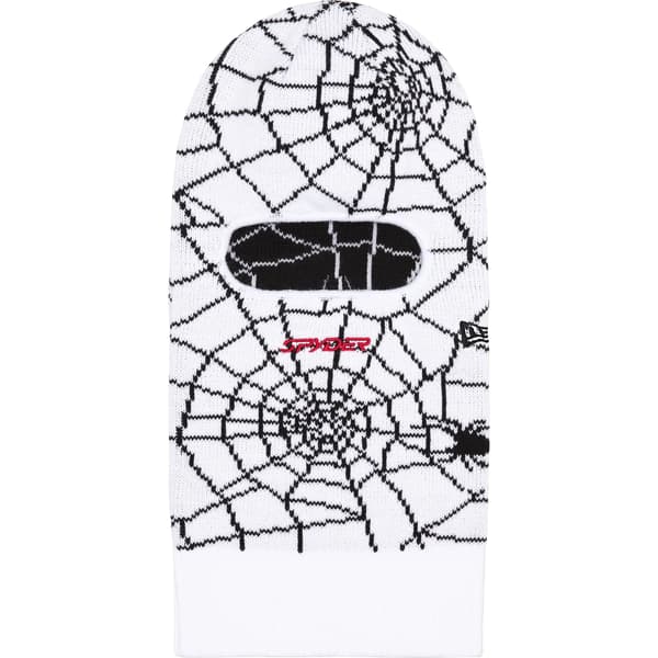 Supreme Spyder New Era Balaclava - White (front)