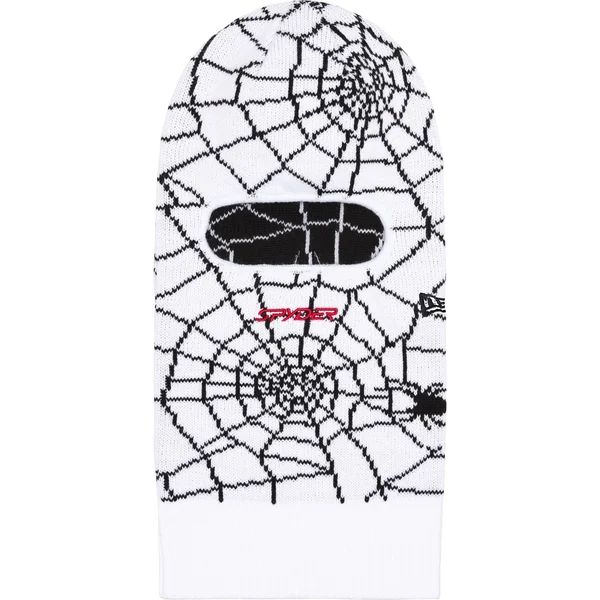 Supreme Spyder New Era Balaclava - White (front)