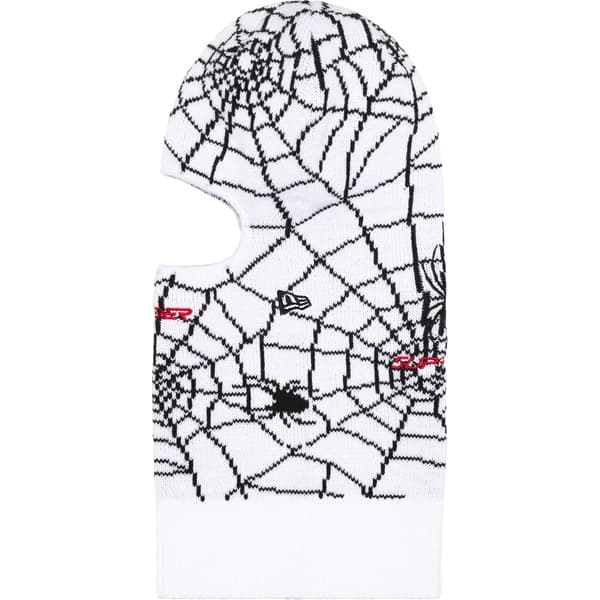 Supreme Spyder New Era Balaclava - White (front)