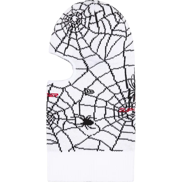 Supreme Spyder New Era Balaclava - White (front)