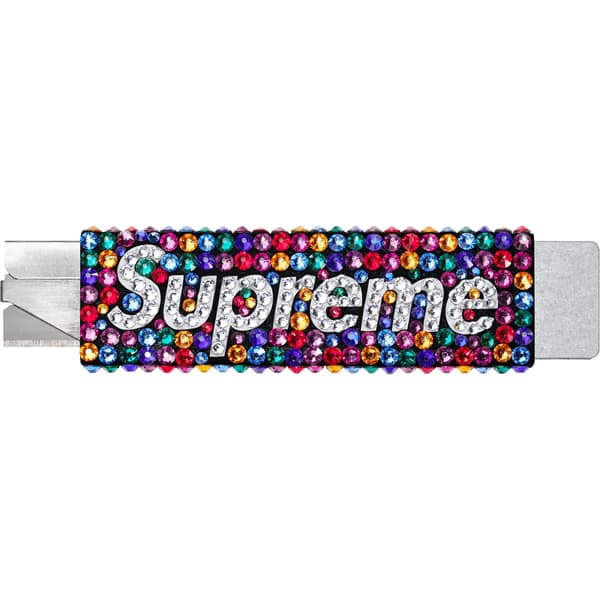 Supreme Swarovski Crystal Box Cutter - Multicolor (front)