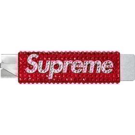 Supreme Swarovski Crystal Box Cutter Red