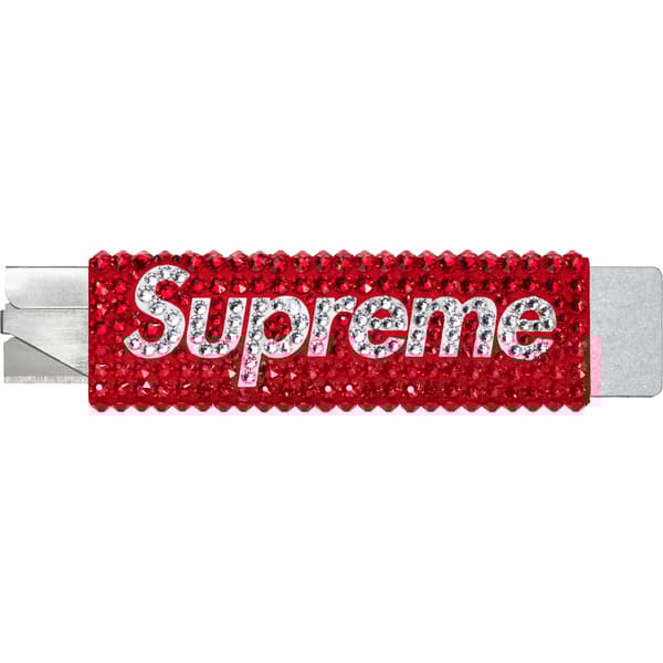Supreme Swarovski Crystal Box Cutter - Red (front)