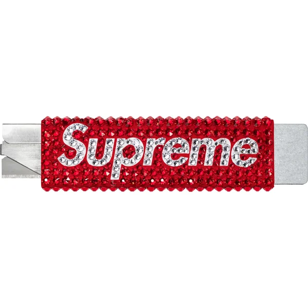 Supreme Swarovski Crystal Box Cutter - Red (front)