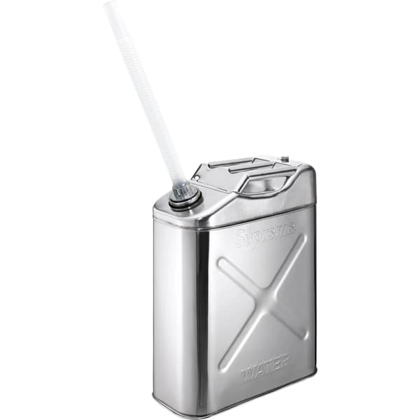 Supreme Swiss Link Stainless Steel 20L Water Can - Silver (front)