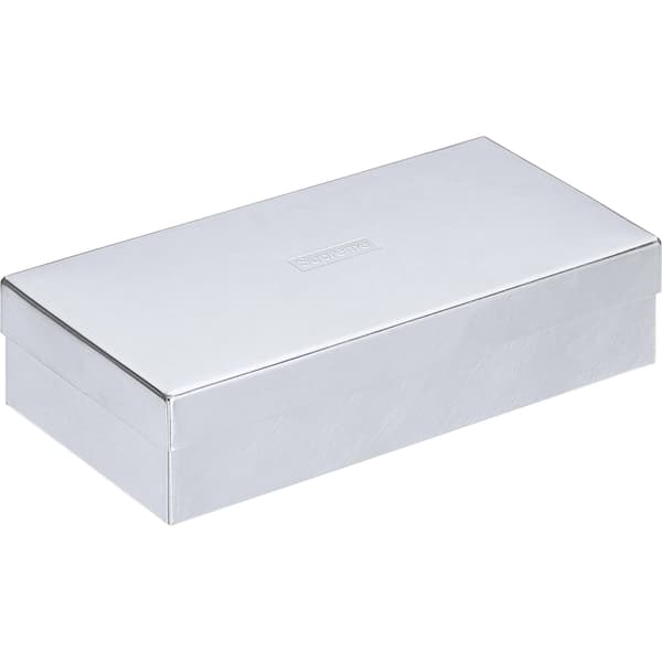 Supreme SyuRo Tinplate Box - Silver (front)