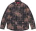 Supreme The Exorcist Flannel Shirt - Black (front)
