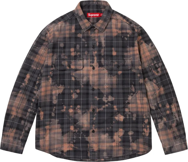 Supreme The Exorcist Flannel Shirt - Black (front)