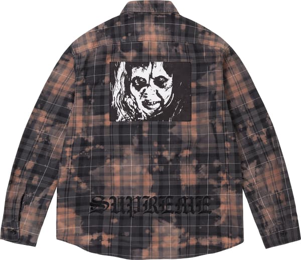 Supreme The Exorcist Flannel Shirt - Black (front)