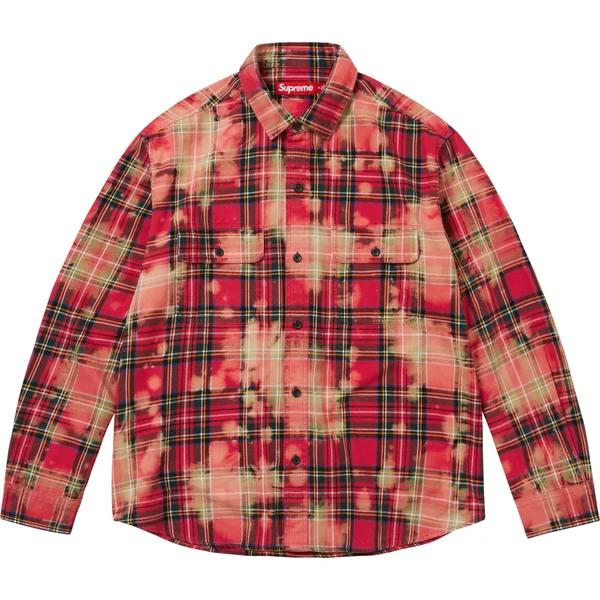 Supreme The Exorcist Flannel Shirt - Red (front)