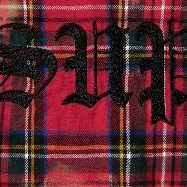 Supreme The Exorcist Flannel Shirt - Red (front)