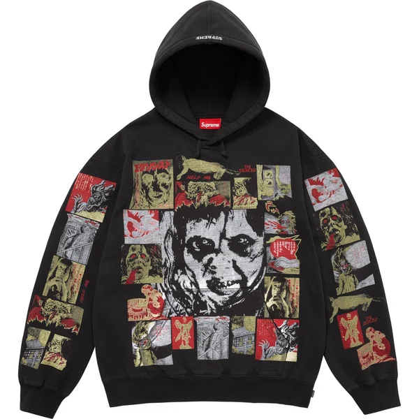 Supreme The Exorcist Hooded Sweatshirt - Black (front)