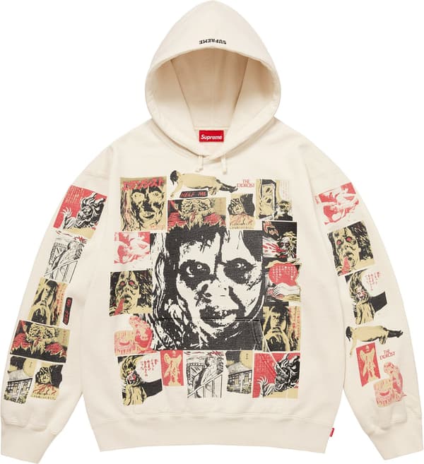 Supreme The Exorcist Hooded Sweatshirt - Natural (front)