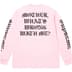 Supreme The Exorcist Mother L/S Tee - Light Pink (front)